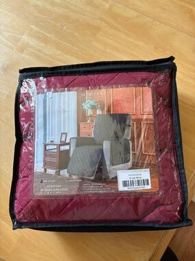 Reversible Recliner Slipcover - Wine , Small